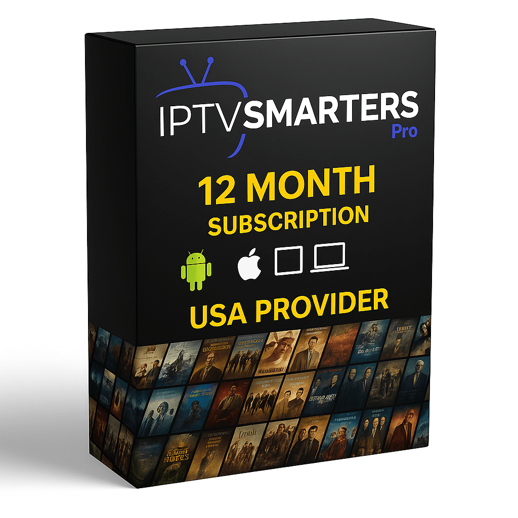 IPTV Smarters Pro Subscription USA 12 Months - 4K VOD